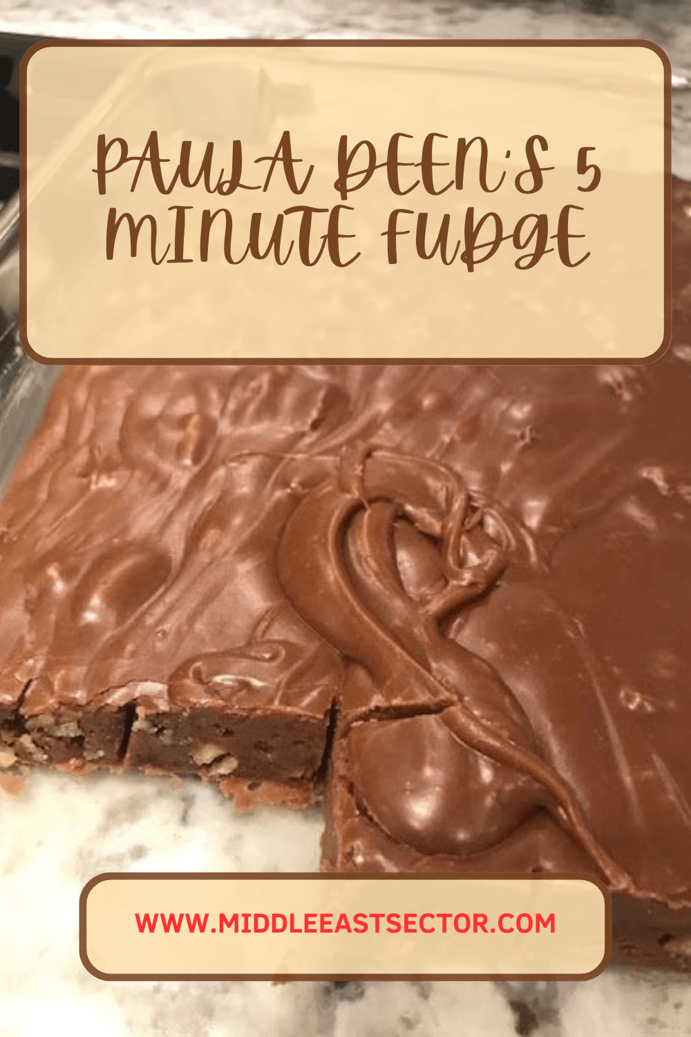 Paula Deens 5 Minute Fudge 1498