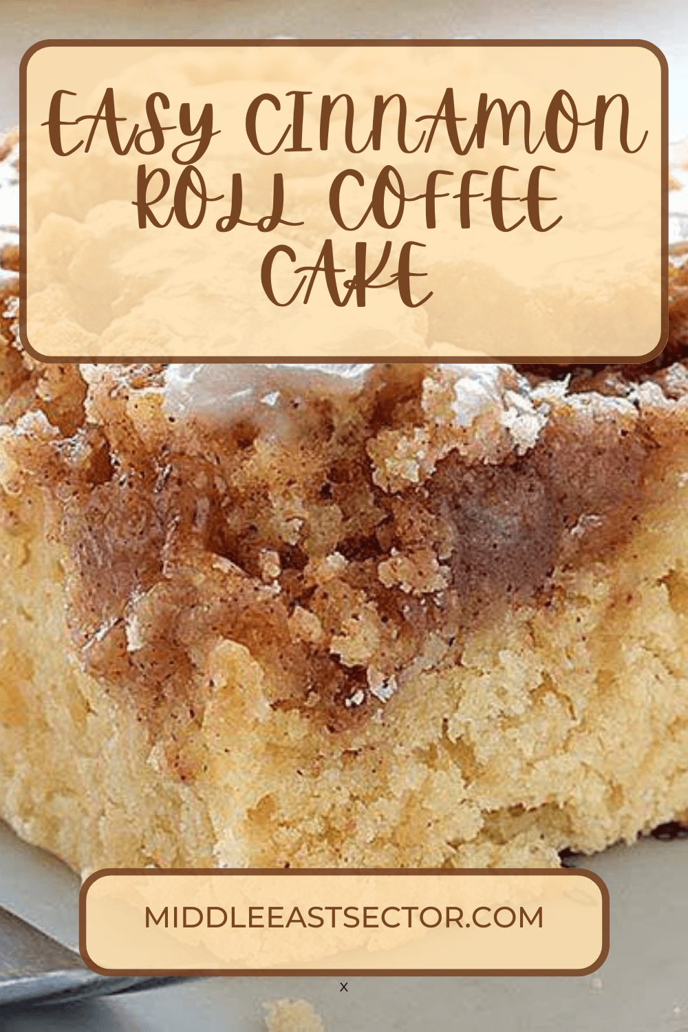 EASY CINNAMON ROLL COFFEE CAKE