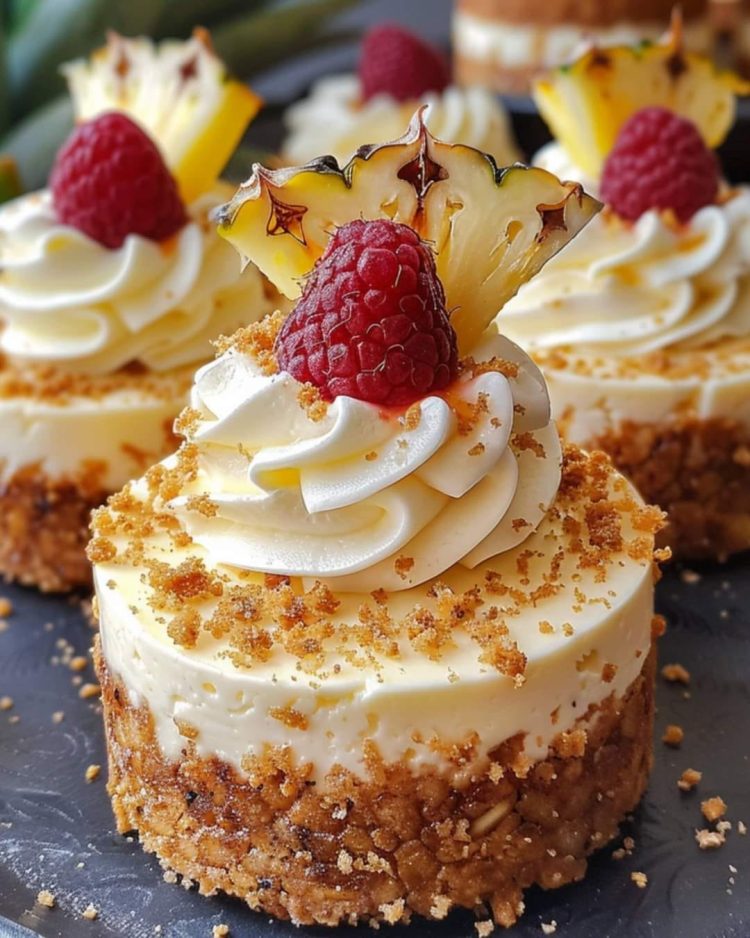 No Bake Pineapple Heaven Cheesecake Dessert