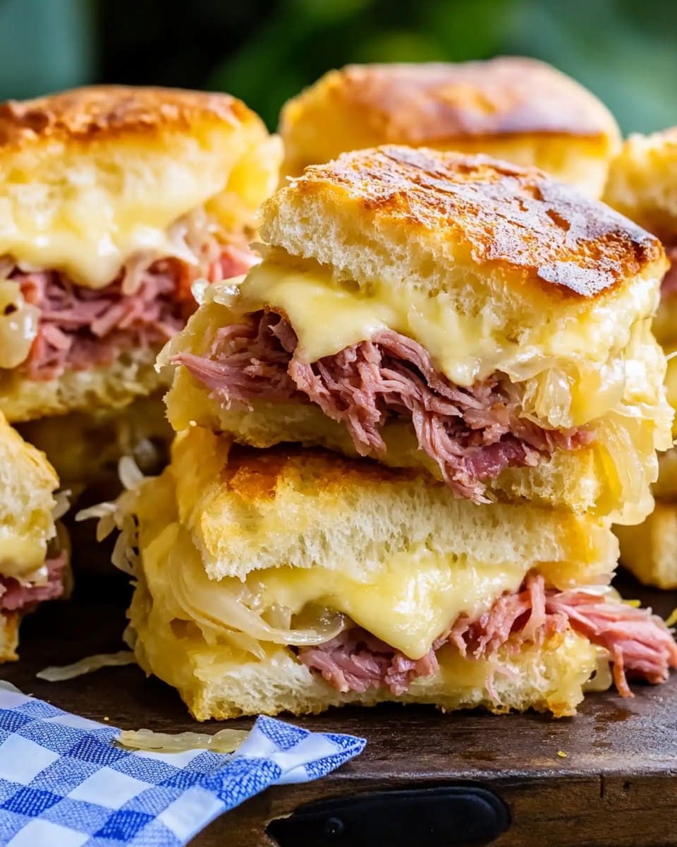 Baked Reuben Sliders Recipe