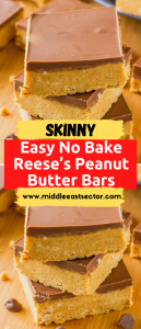 Easy No Bake Reeses Peanut Butter Bars Middleeastsector