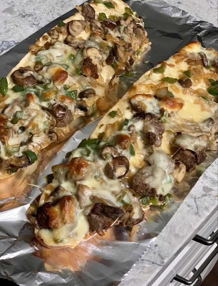 Philly Cheese Steak Cheesy Bread!!!