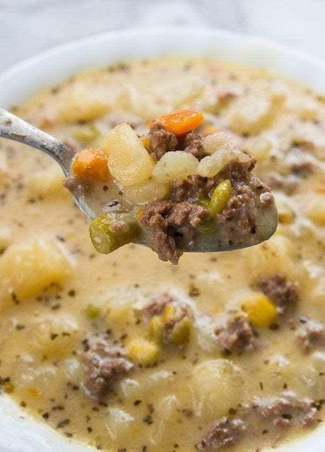 Creamy Potato & Hamburger Soup - middleeastsector