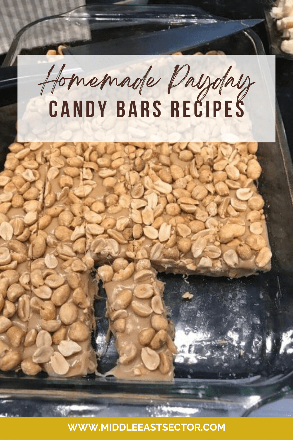 Homemade Payday Candy Bars