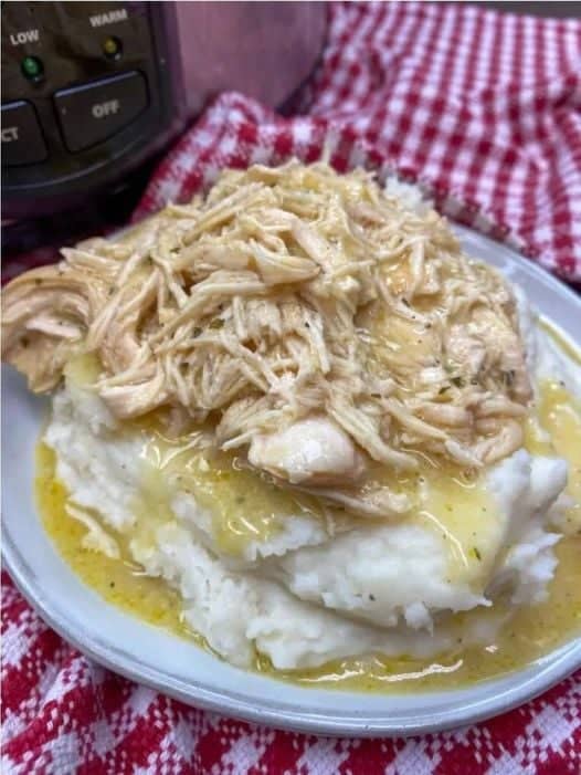 SLOW COOKER CHICKEN BREASTS WITH GRAVY!!!