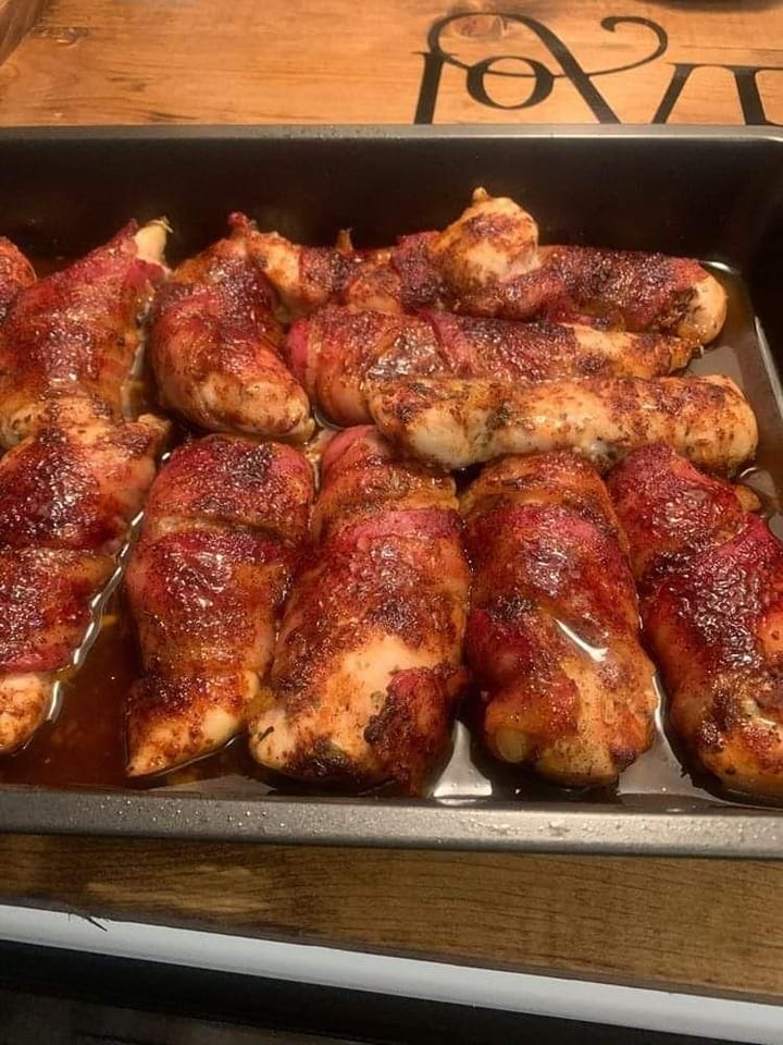 Bacon Wrapped Chicken Tenders!!!