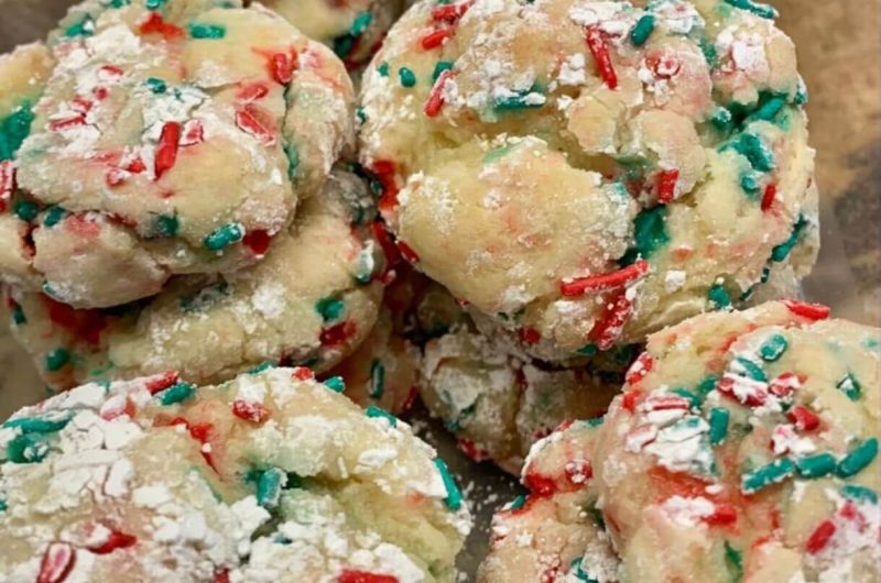 Christmas Gooey Butter Cookies Recipe