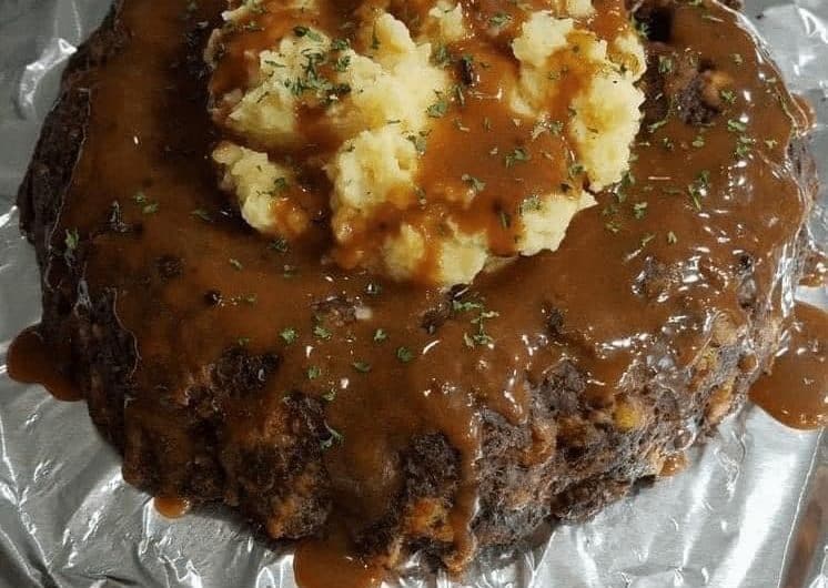 Stuffed Meatloaf on the Stovetop