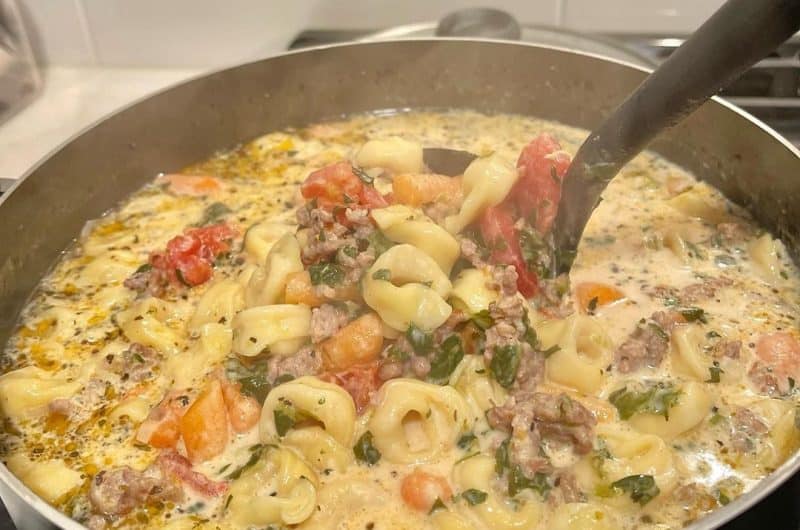 Sausage and Tortellini Soup