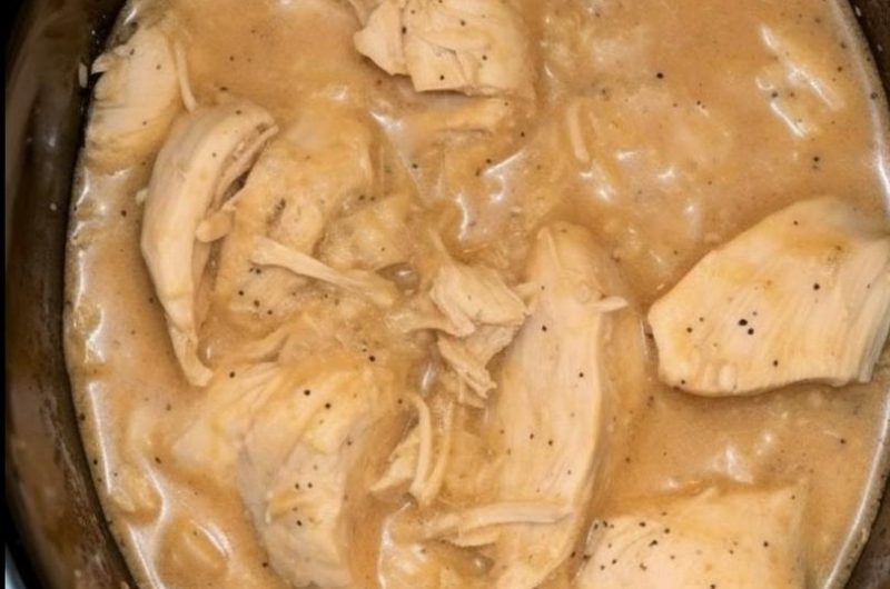 Slow Cooker Chicken Breast with Creamy Gravy Recipe