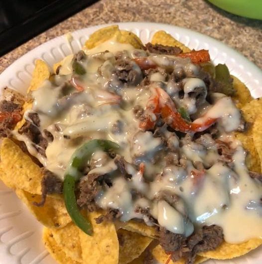 Philly Cheesesteak Nachos