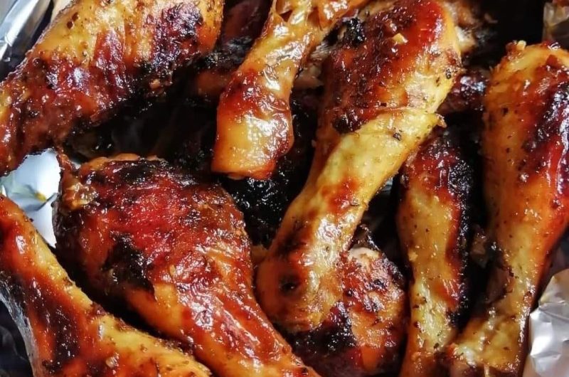 Caramelized Baked Chicken Legs or Wings