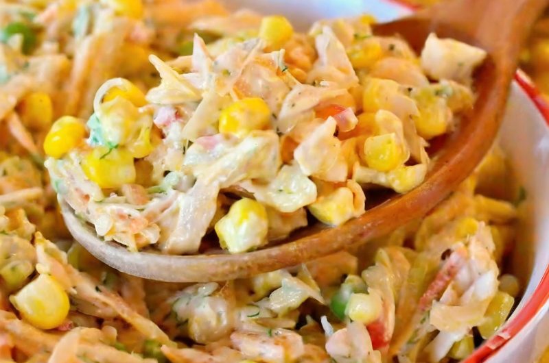 Crunchy Corn Salad with Fritos Chips