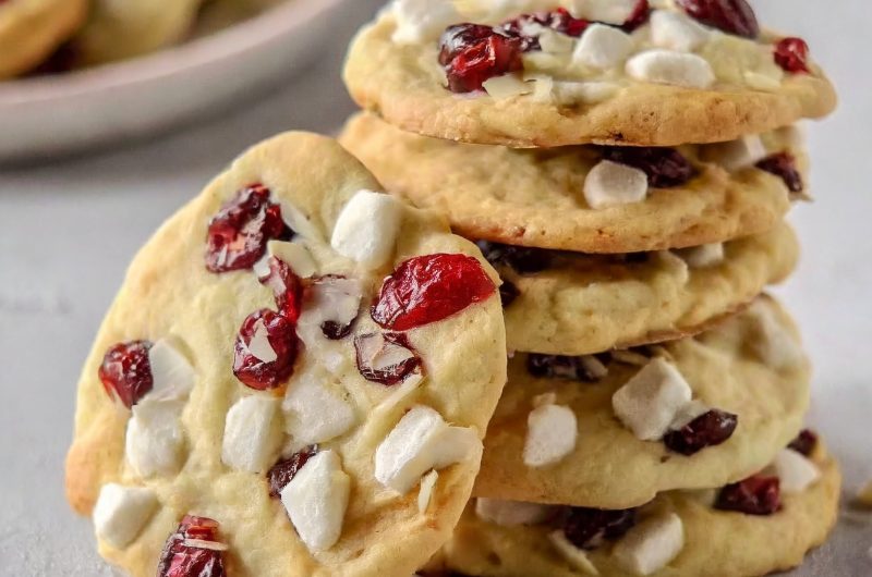 White Chocolate Cranberry Cookies