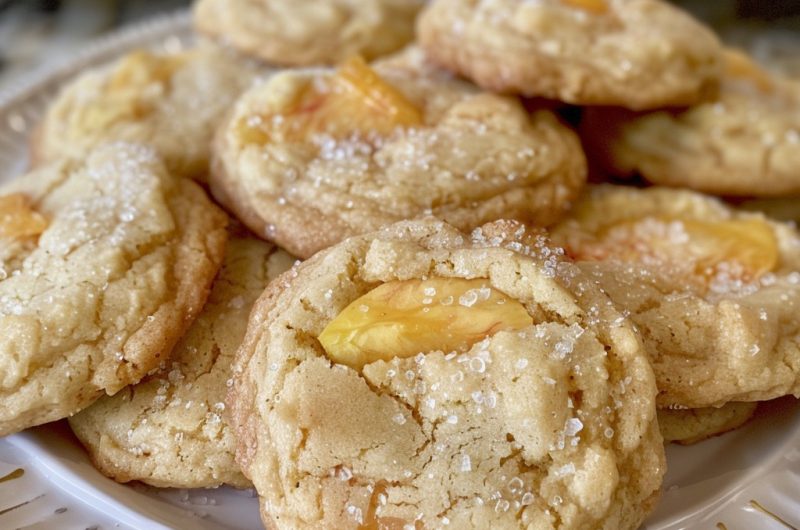 Soft and Chewy Peach Cookies
