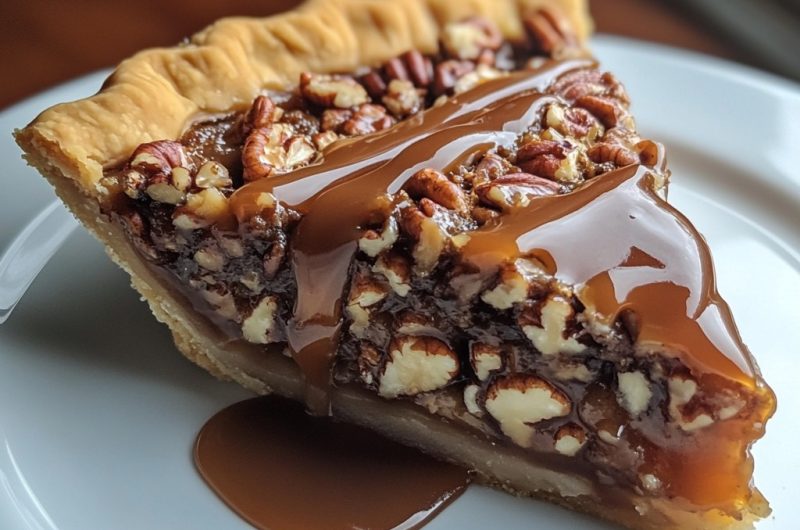 Caramel Pecan Delight Pie