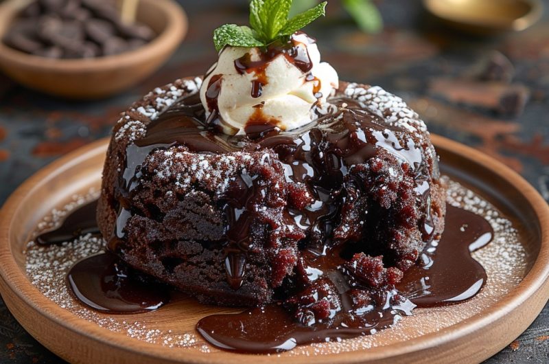 Hot Fudge Lava Cake