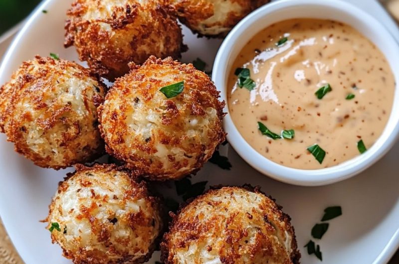 Reuben Balls with Spicy Thousand Island Dipping Sauce