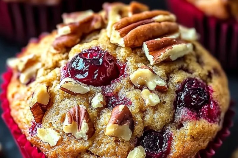 Cranberry, Orange & Pecan Muffins