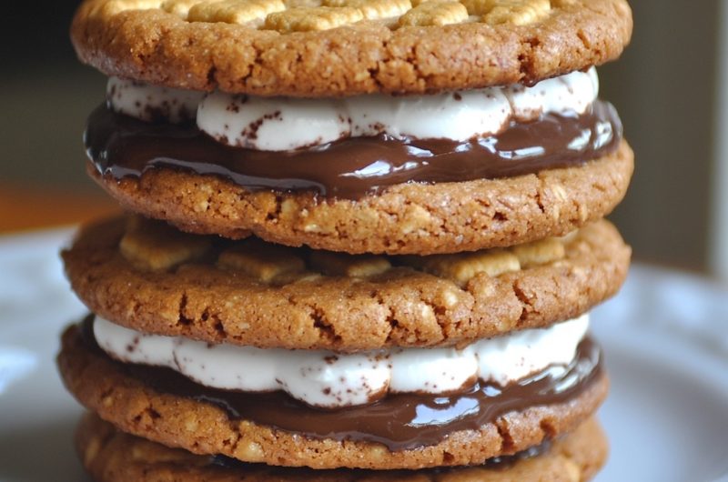 Cozy RITZ Cracker S'mores Cookies