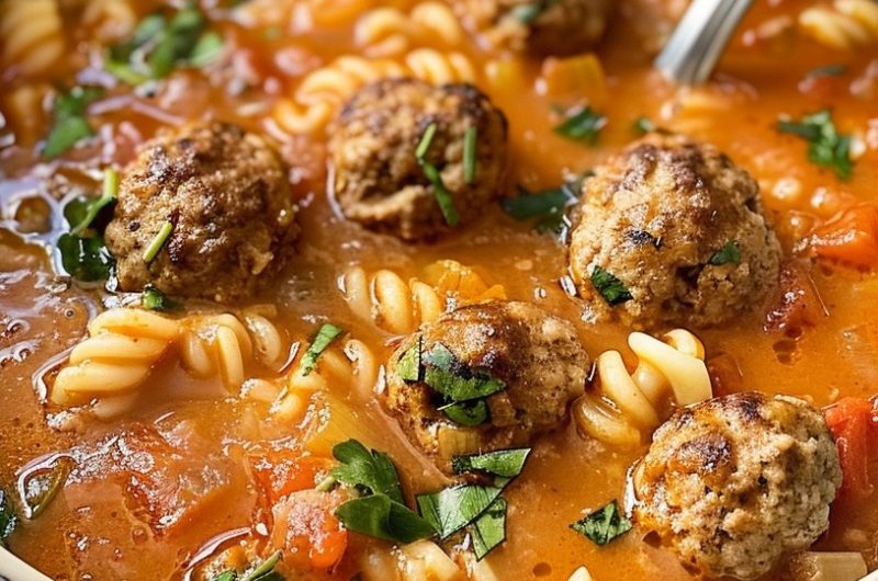 A Bowl of Comfort: Meatball Soup
