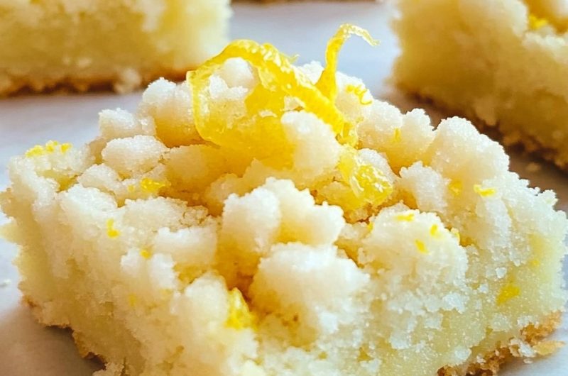 Lemon Sugar Cookie Bars