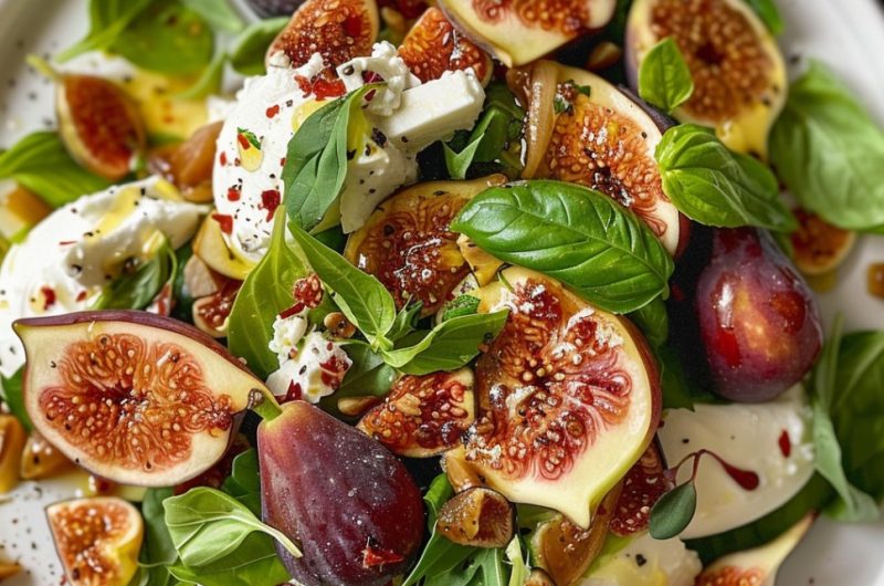 Summer Fig Burrata Salad