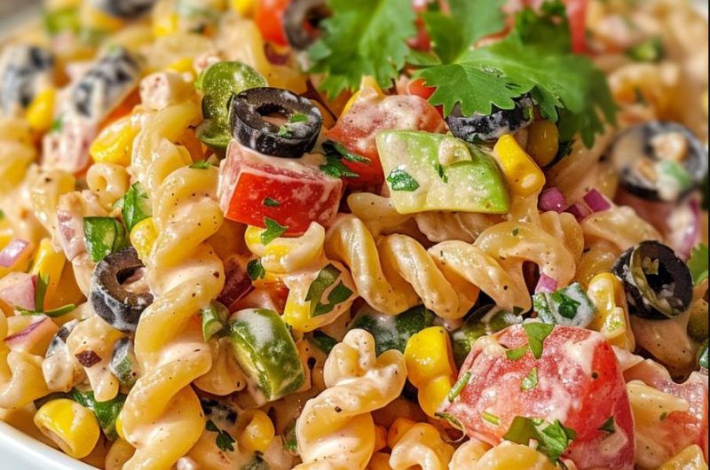 Creamy Ranch Taco Pasta Salad
