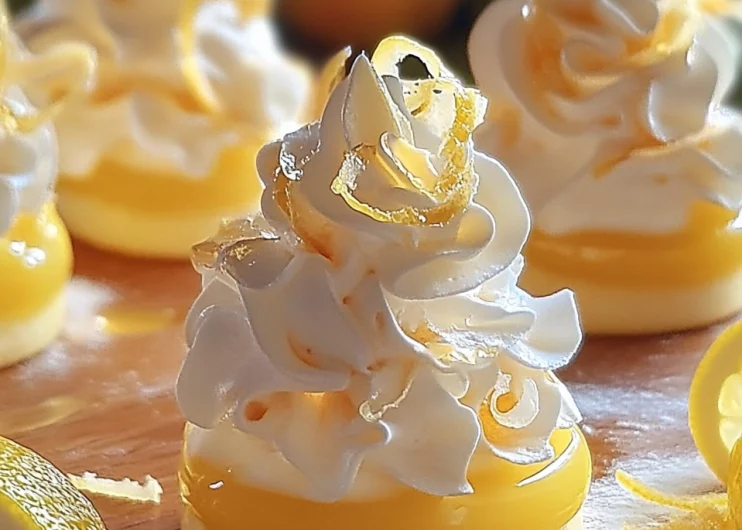 Mini Lemon Meringue Nests