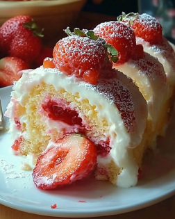 Strawberry Shortcake Cheesecake Rolls