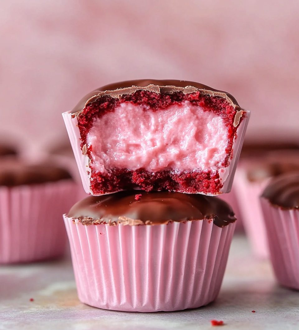 Cupid’s Velvet Cheesecake Bites