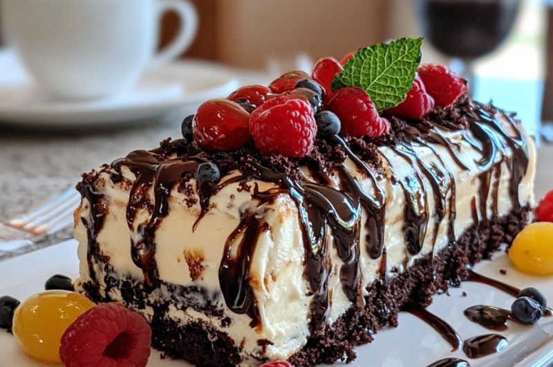 Black Forest Roll Cake: A Decadent Delight