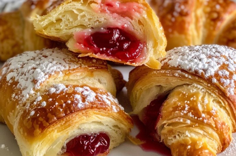 Cherry Filled Crescent Rolls