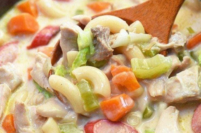 Filipino Macaroni Sopas
