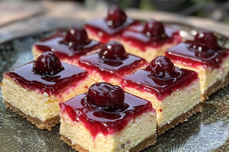 Cherry Cheesecake Bars