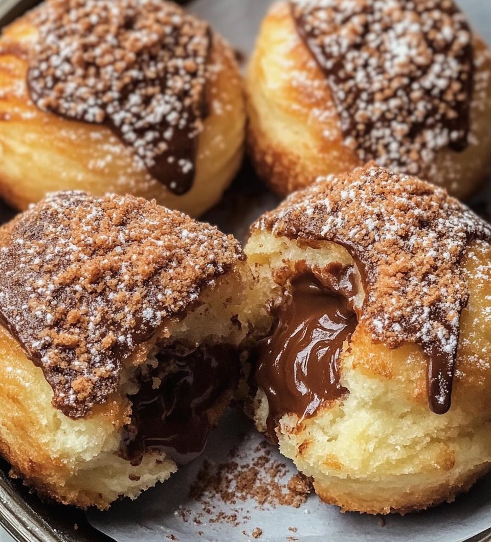 Nutella Churro Bombs