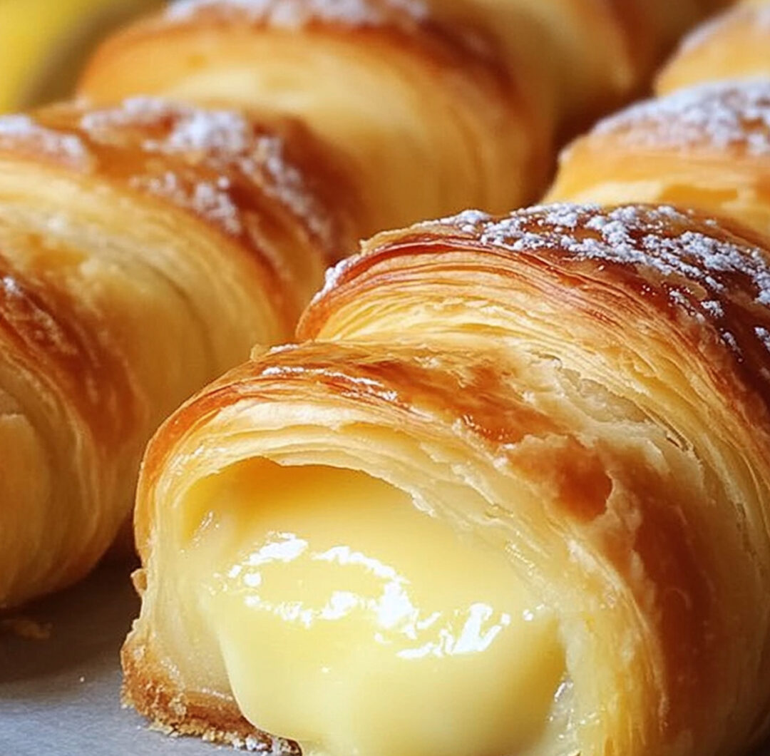 Lemon Custard Cheesecake Crescent Rolls