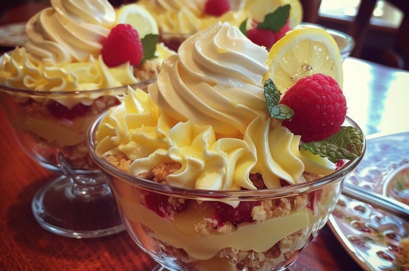 Refreshing Lemon Cream Trifle