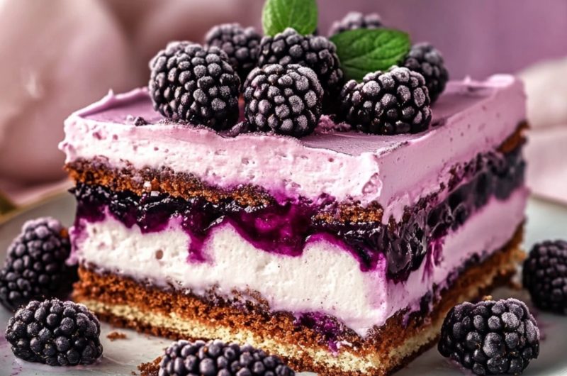 Blackberry Icebox Cake