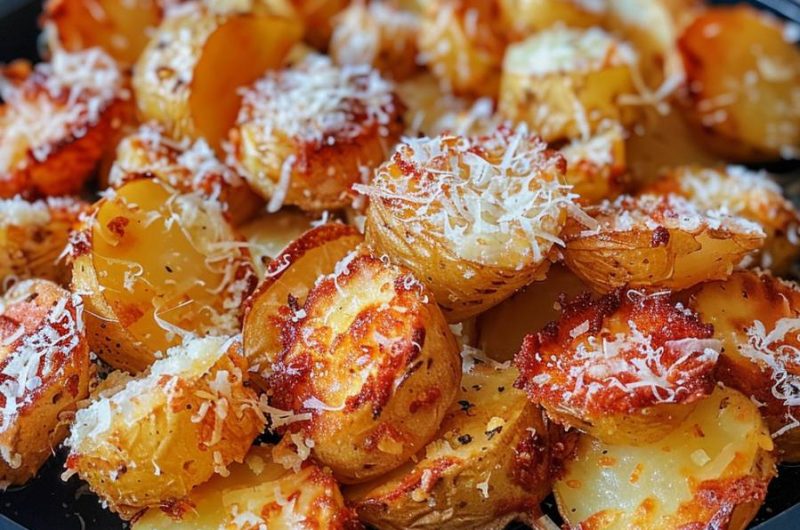 Crispy Crunchy Parmesan Potatoes