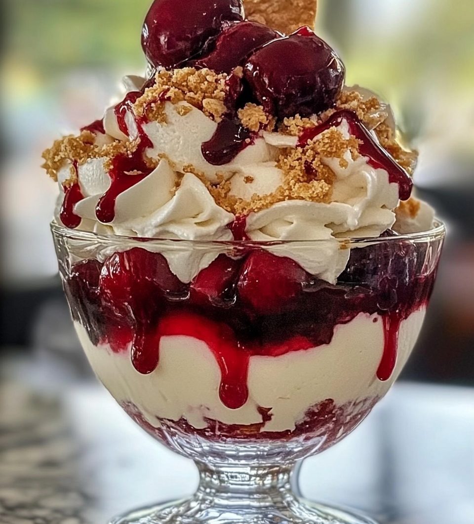 Refreshing Cherry Cheesecake Parfait