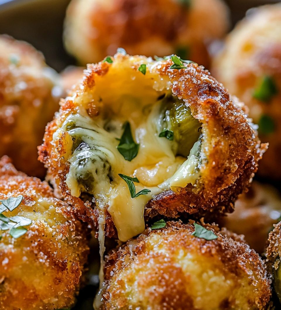 Cheesy Pickle Bombs Explosion