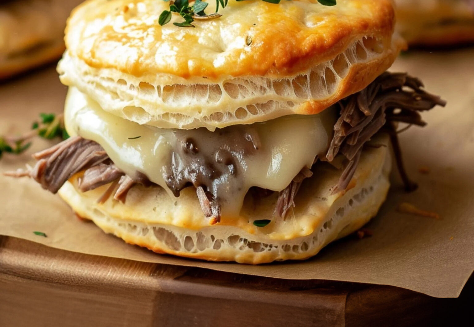 Deliciously Savory Beef and Cheese Biscuits