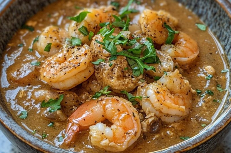 Hearty Creole Chicken and Shrimp Gumbo