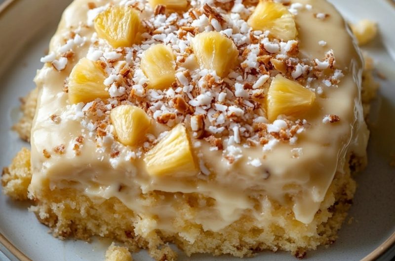 Pineapple Coconut God Bless America Cake