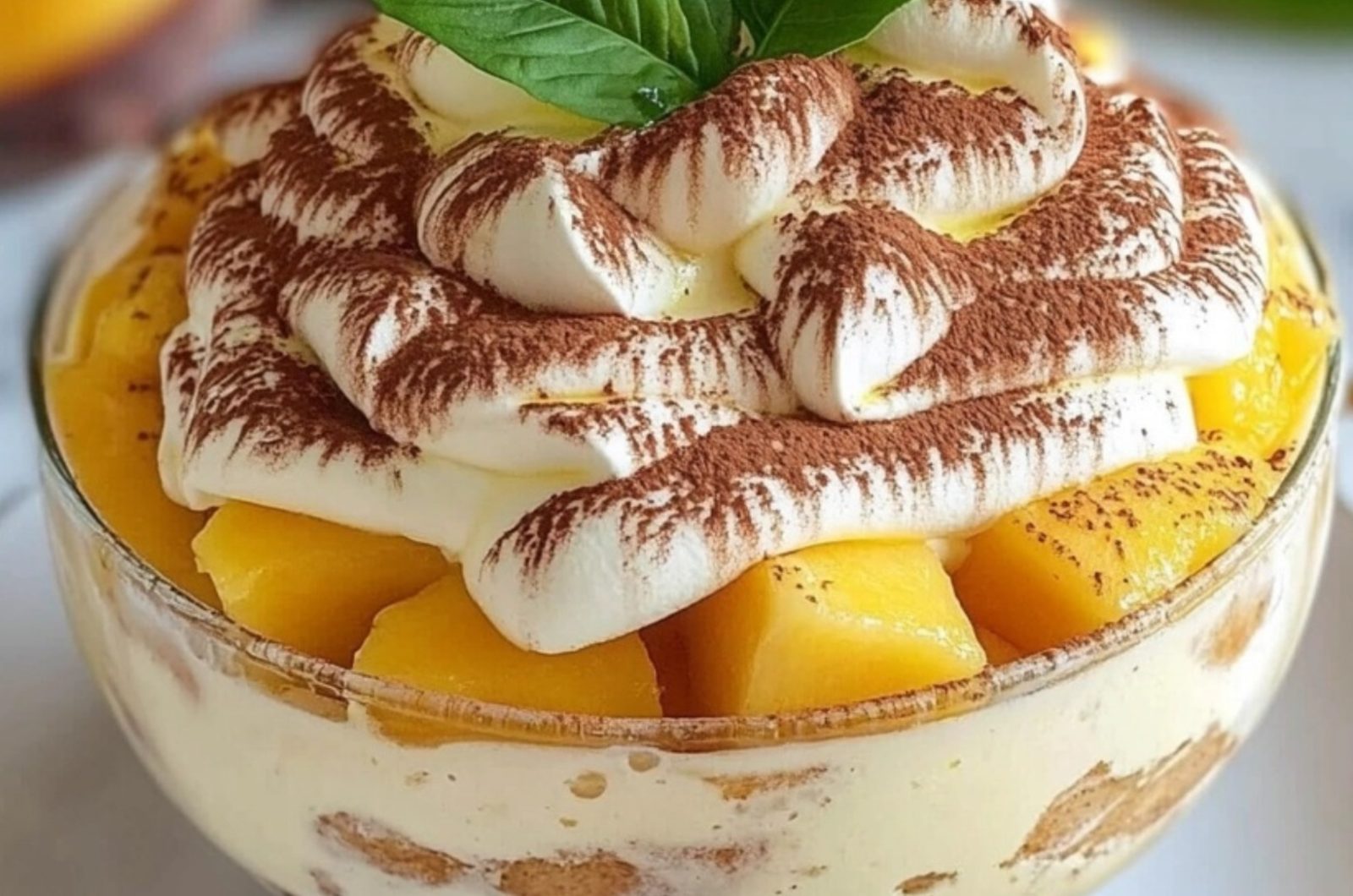 Mango and Passionfruit Tiramisù