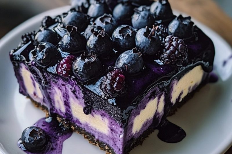 Gothic Blueberry Cheesecake