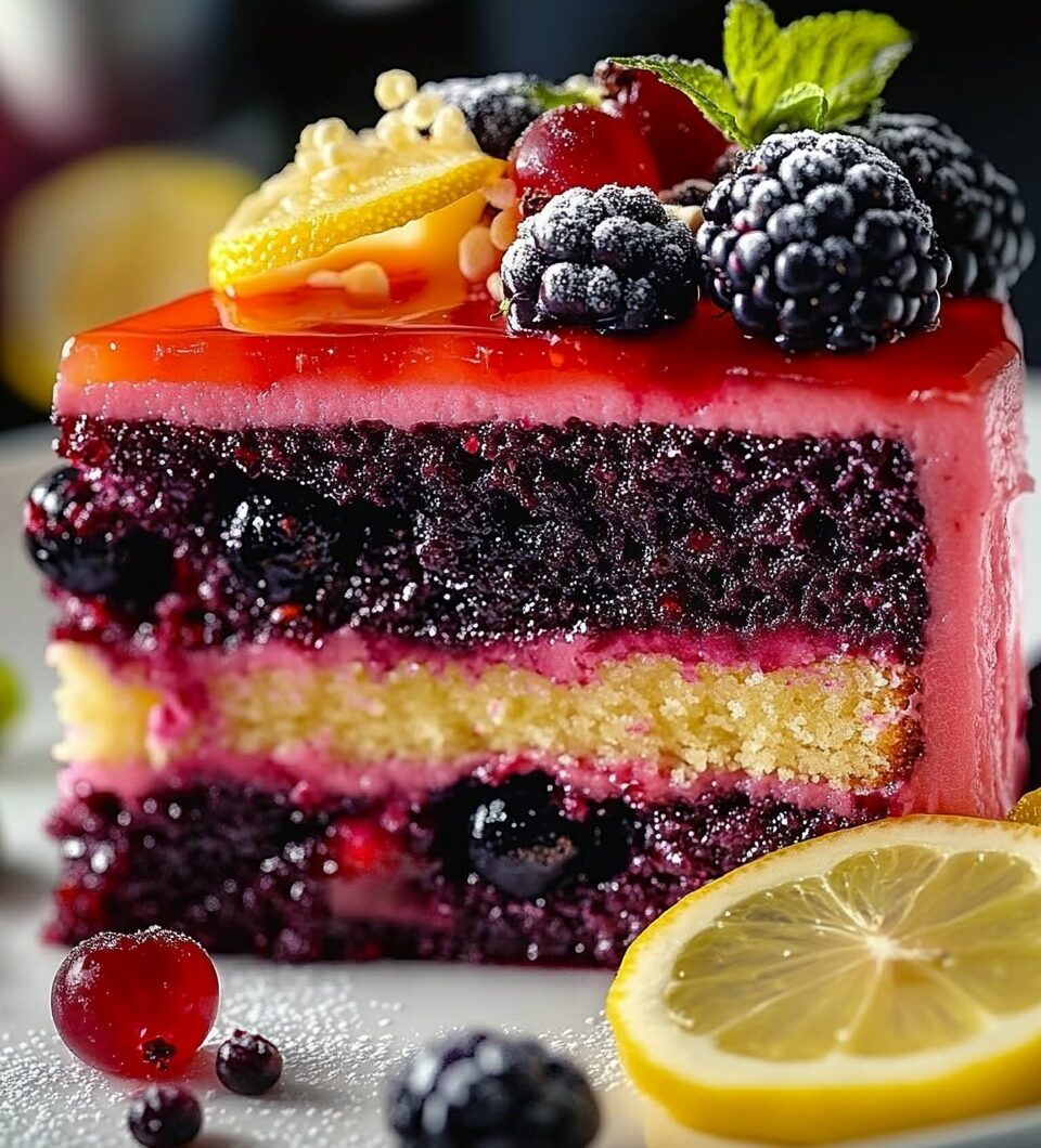 Berry Citrus Burst Cake Recipe