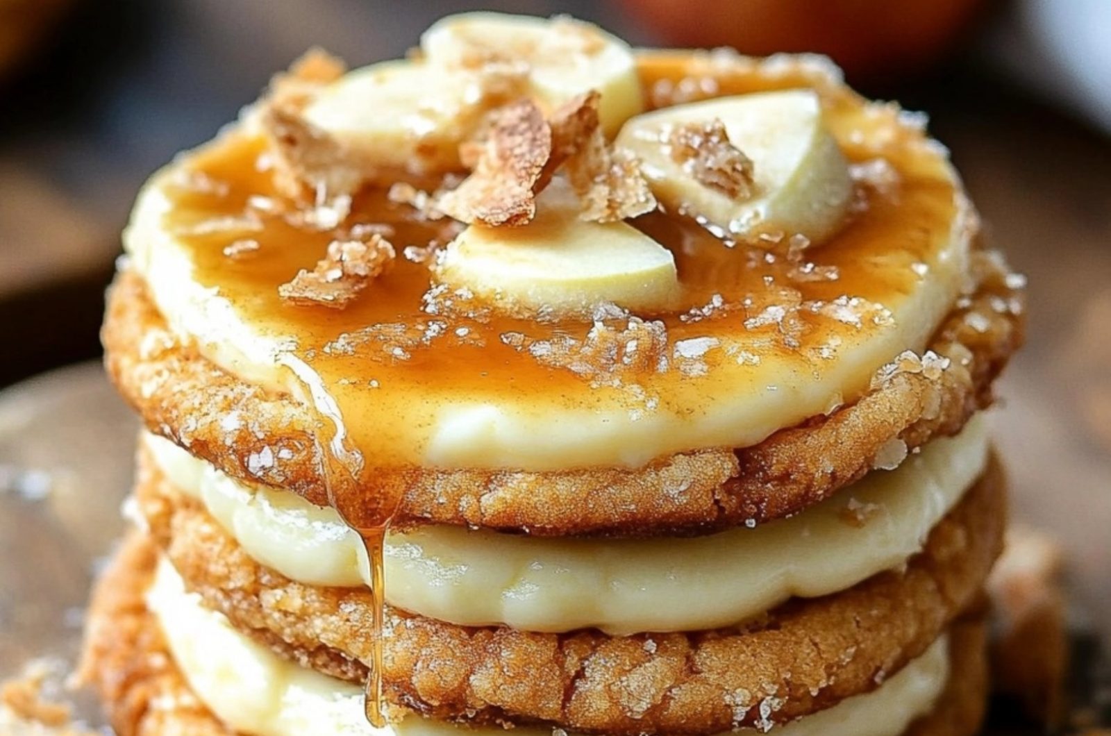 Apple Pie Cheesecake Cookies
