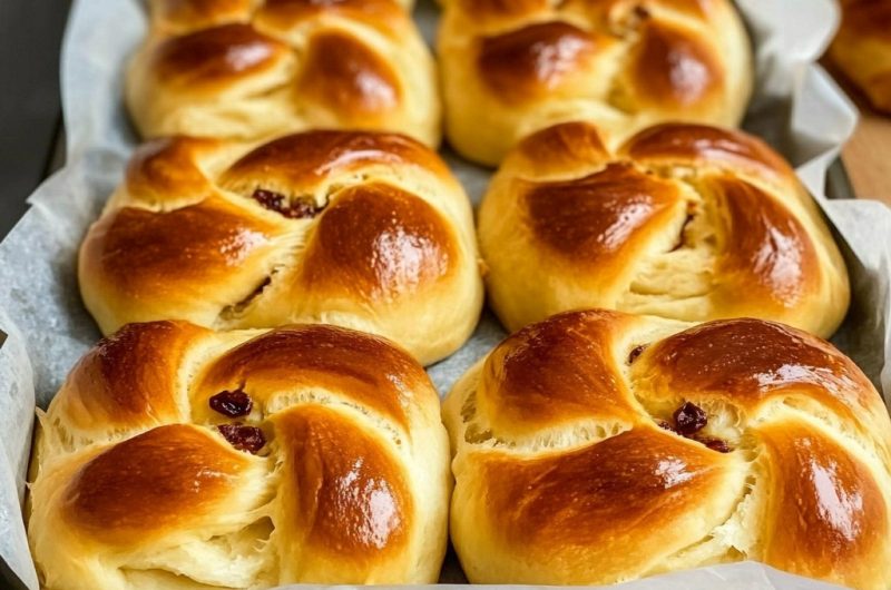 Easy Homemade Sweet Yeast Buns